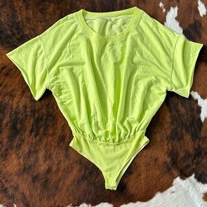 Free People Oversized Bodysuit